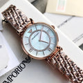 EMPORIO ARMANI Rose Gold Roman Numeral Watch — hero
