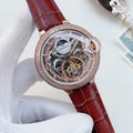 Cartier Rose Gold-Tone Skeleton Dial Watch — hero