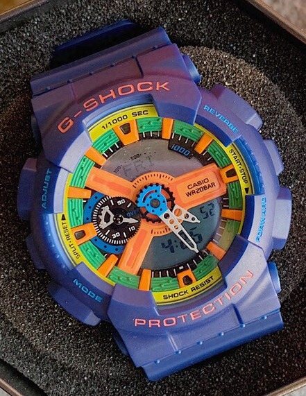 Casio Blue Strap Watch — hero