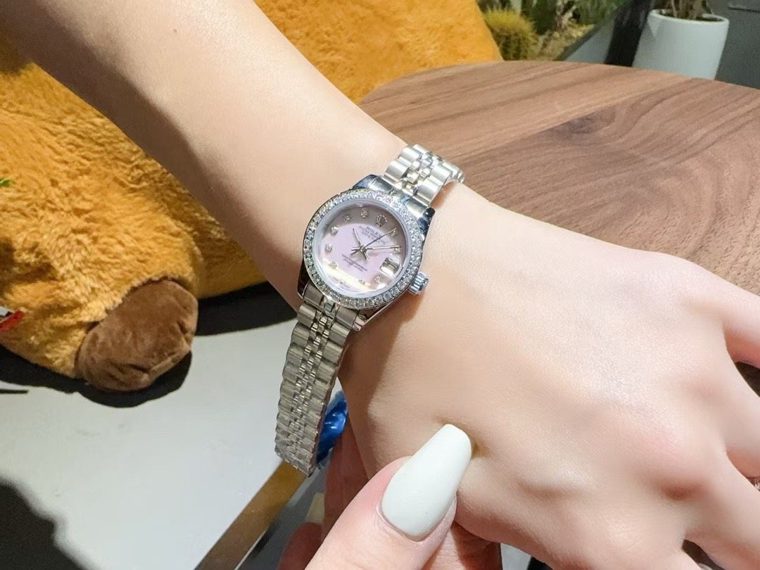 Rolex Pink Dial Watch — model