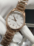 Omega Rose Gold-Tone White Dial Watch — hero