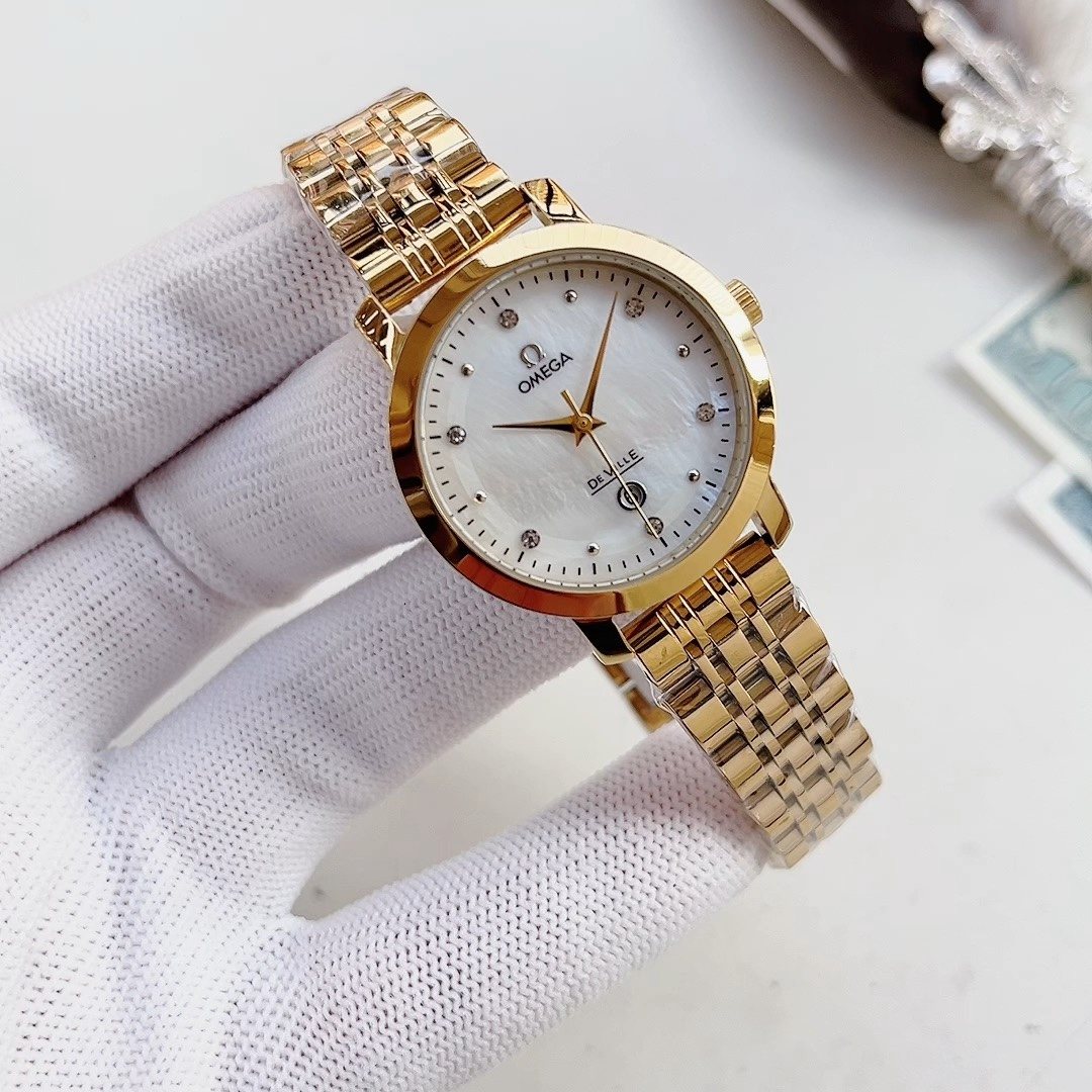 Cartier Gold-Tone White Dial Watch — hero