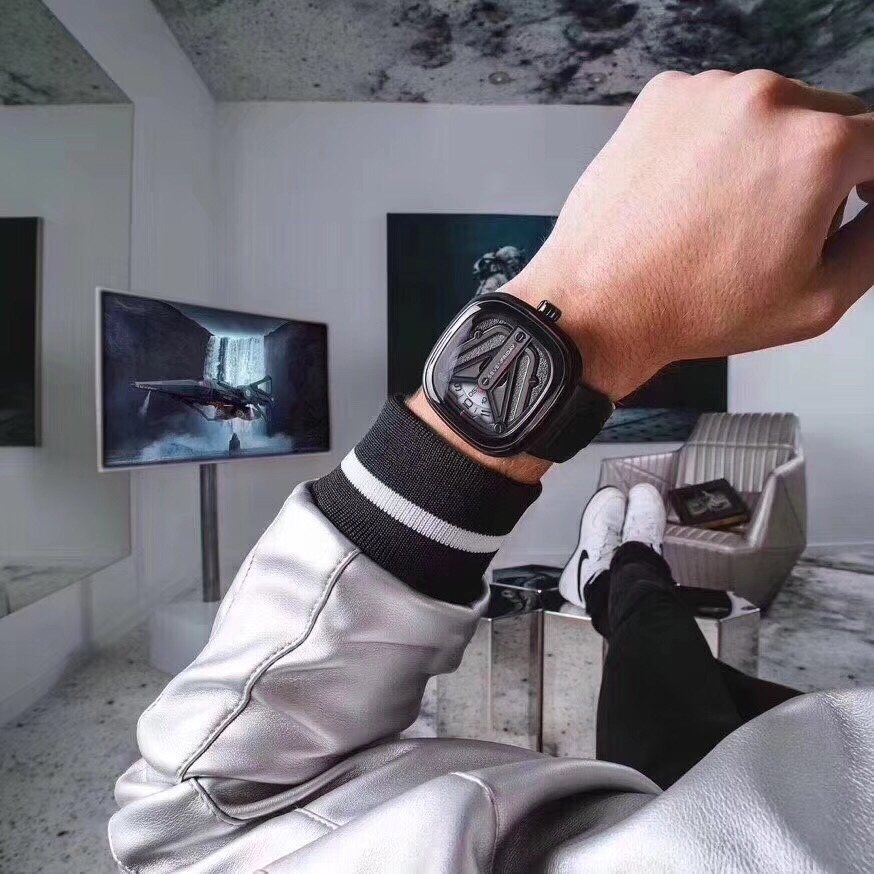 SEVENFRIDAY Gunmetal Y-Wing Dial Watch — model