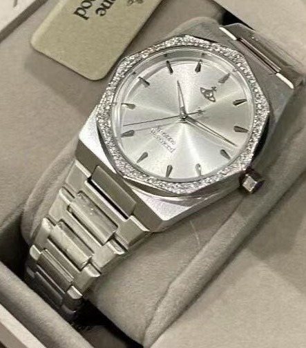 Vivienne Westwood Silver White Dial Bracelet Watch — hero