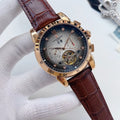 PATEK PHILIPPE Brown Rose Gold Strap Watch — hero
