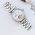 PATEK PHILIPPE Silver White Dial Bracelet Watch — hero