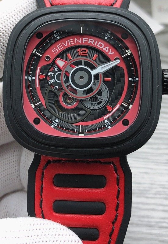 SEVENFRIDAY Red Strap Watch — model