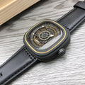 SEVENFRIDAY Black Gold-Tone Layered Dial Watch — hero