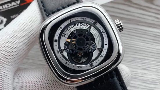 SEVENFRIDAY Black Strap Watch — detail