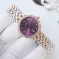 OMEGA Rose Gold Silver Bracelet Watch — hero