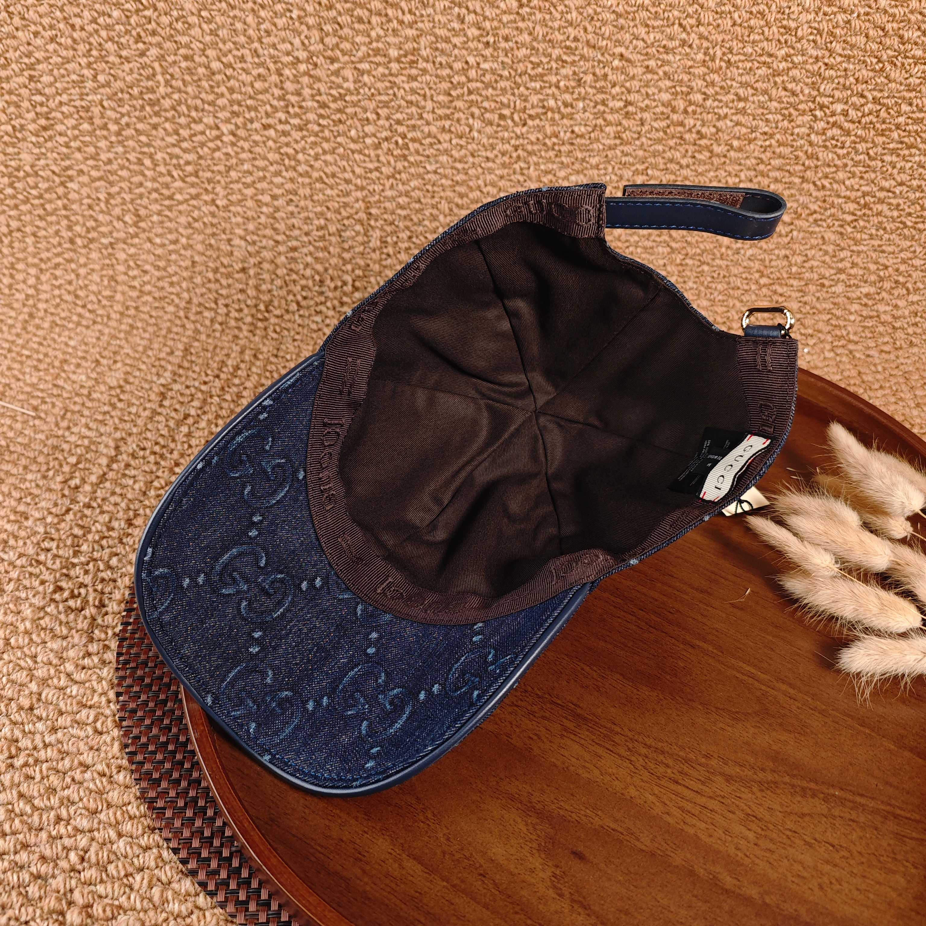 GUCCI Denim Baseball Cap – Dark Blue