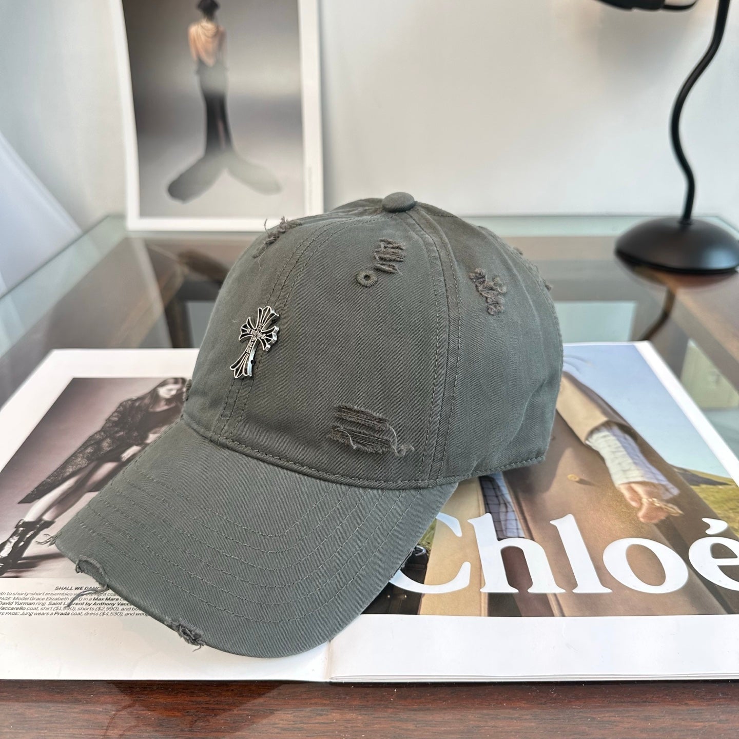 Chrome Hearts Cross Baseball Cap