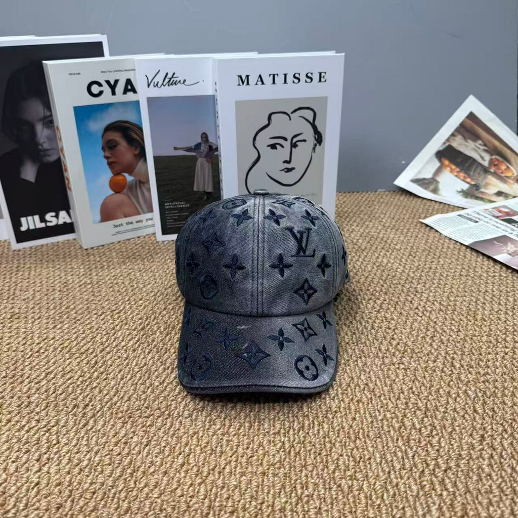 LOUIS VUITTON Monogram Denim Baseball Cap