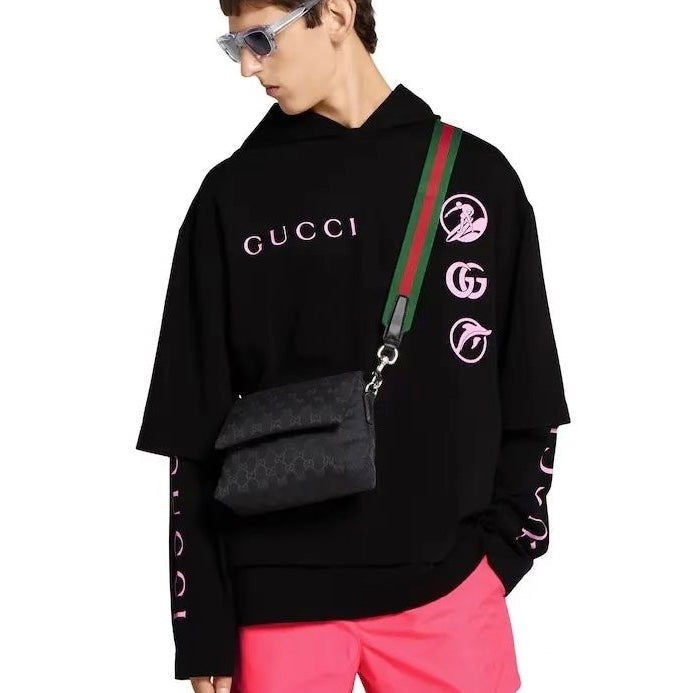 Gucci GG Canvas Small Top Handle Crossbody Bag – 821617