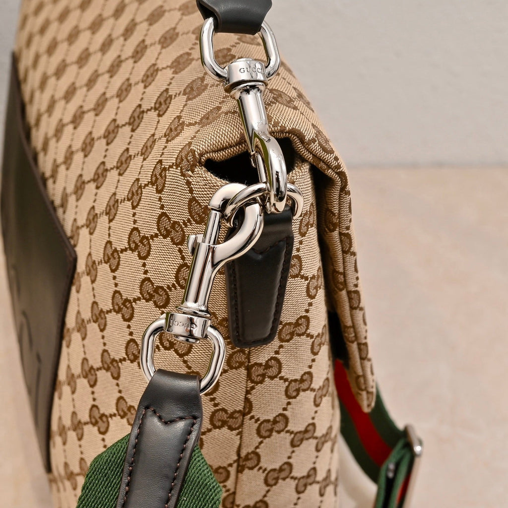 Gucci GG Canvas Large Top Handle Crossbody Bag – 821616